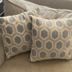 Two Throw Pillows